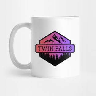 Twin Falls Idaho Mountains and Trees Mug